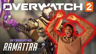 Ramattra | New Hero Gameplay Trailer | OVERWATCH 2 | NEW OW2 PLAYER REACTS! NEW HERO LOOKING BADASS!