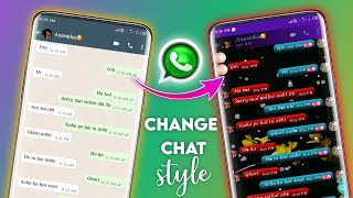 WhatsApp New look 2022| Change WhatsApp Chat Color, Theme, Homescreen and Conversation Screen | 2022