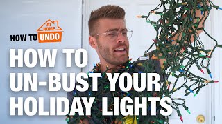 How to Un-Bust Your Holiday Lights with Mike Montgomery | How to Undo