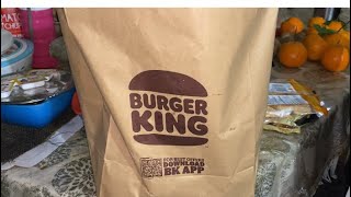 Burger king unboxing