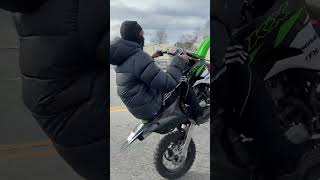 Kx85 wheelie