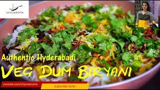 Authentic Veg Dum Biryani in Kadhai