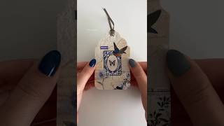 How to make a tag 🦋🤎 #short #paperwrldshop #makingtag