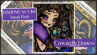 Diamond Art Club Sneak Peek! “Cowardly Lioness” by Hannah Lynn