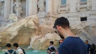 The Trevi Fountain, in Rome