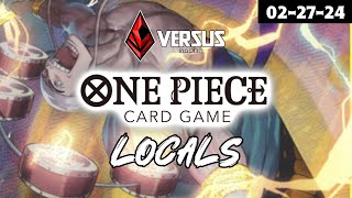 Round 2 One Piece Card Game Locals 2/27/24: Whitebeard vs Enel