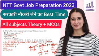 NTT Govt Job Preparation 2023 Level Up Learning Simran Gumber