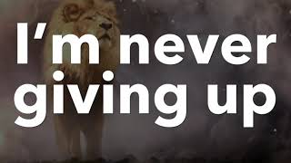 This Song Will Remind You To Never, Ever Give Up! W Lyric Video NEVER GIVING UP