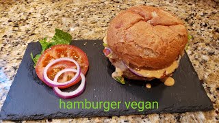 hamburger vegana uma delicia.