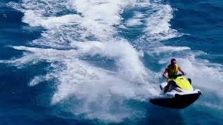 Water Sports drone footage jet ski Crete