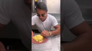 Golden cheese meat steak Nusret Satbae #saltbae #shorts