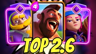 Eko con 2.6 IN LADDER!!! TOP 2 6 DECK!! [clash royale ita]