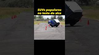 SUVs populares no teste do alce