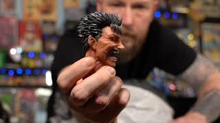 Guts the Black swordsman statue unboxing