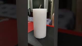 Pillar White Candle