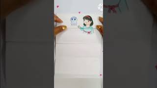 Journey of 💩paper folding art🩷#cartoon#drawing#funny#comedy#tiktok#viral#foryou#shorts#pls_subscribe