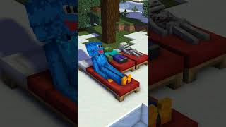 Huggy Wuggy tryin to sleep peacefully | Minecraft Animation