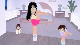 Rutina Por La Noche Con Mis Hijas En Roblox. Berry Avenue  #roblox #roleplay