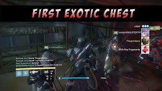 Destiny: Wrath of the Machine Raid - First Exotic Chest in the Raid!