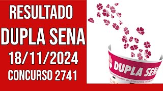 🔥 🍀 DUPLA SENA hoje - 18/11/2024 - Resultado concurso 2747