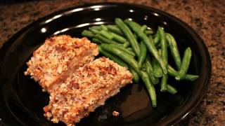 Easy Bodybuilding Cutting Meal:  Low-Carb Crispy Salmon