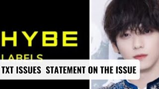 TXT Address HYBE’s “Internal Documents” Scandal Ahead Of Their Comeback #txt #soobin #hybe #bighit