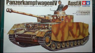 TAMIYA 1/35 Scale Panzerkampfwagen IV Ausf.H Un-Boxing