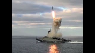 3M 54 Kalibr cruise missile fired by Russian Navy heading to Ukraine