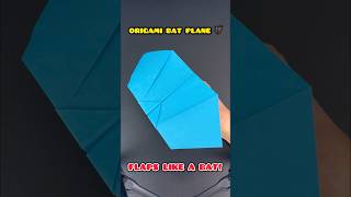 Paper Origami Bat Plane 🦇✈️ Folding Instructions #origamicraftwithpaper #shorts #paperplane