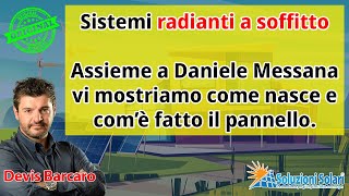 Pannello radiante a soffitto, com'è fatto e come nasce