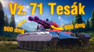 Vz. 71 Tesak - New Czech Light Tank with 1800 Damage Burst