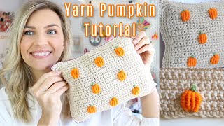 How to Make a Yarn Pumpkin