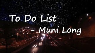 Muni Long - To Do List Lyrics