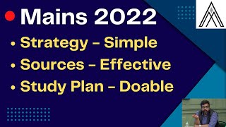 UPSC CSE Mains 2022 Strategy | Sources | 90 Day Study Plan