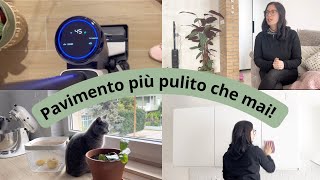 Pulizia ante della cucina-il mio nuovo Tineco floor one s5-lavare a fondo il pavimento-