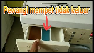 Mesin cuci front loading softener mampet