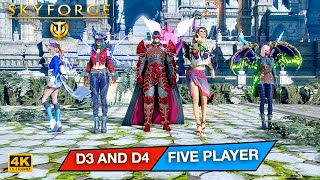 Skyforge - Wise Latin and Nautilus Five Man | Oceanids Invasion