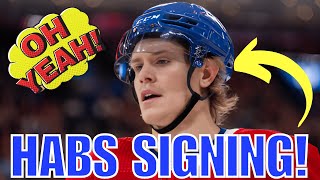 Another EXCELLENT Signing for the Canadiens