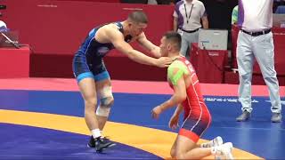 🇰🇬A.Makhmudov (KGZ) vs 🇰🇿SADYKOV (KAZ) | asian championship 2023 |  #asianchampionship #wrestling