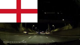 Driving in England -- From Surrey to Cambridgeshire 1 hr 45 mins