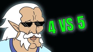 ZEUS 4 VS 5 IMPOSSIBLE WIN in Turbo Dota2 | #dota2 #dota2gameplay