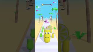 The Glass Runs And Collects ❤💛💚 #shorts #juice #running #viral #gameplay