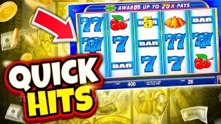 Quick Hits Slot Machine With Spin Wheel Or Super Wheel With $4.00 Max Bet