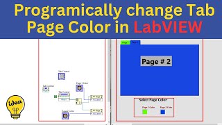 LabVIEW: Change color of Tab Control page Programically