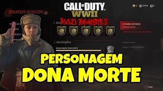 PERSONAGEM SECRETO DONA MORTE "O Caminho Tortuoso" DLC3 COD WW2