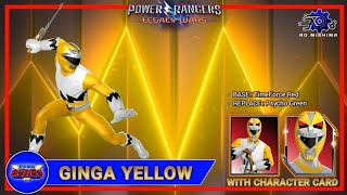 Ginga Yellow mod with Character Card | Power Rangers Legacy Wars