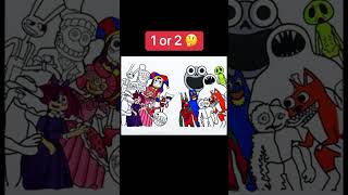 The Amazing Digital Circus 2 vs Poppy Playtime Chapter 3 coloring