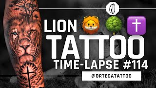 TATTOO TIME-LAPSE #114 | LION