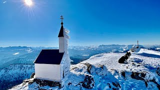 Winterwanderung zum Hochgern (1748) Chiemgauer Alpen