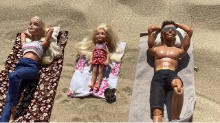 Barbie trip #barbie #barbiedoll #barbiestory #doll #beach #travel #travelvlog #cartrip